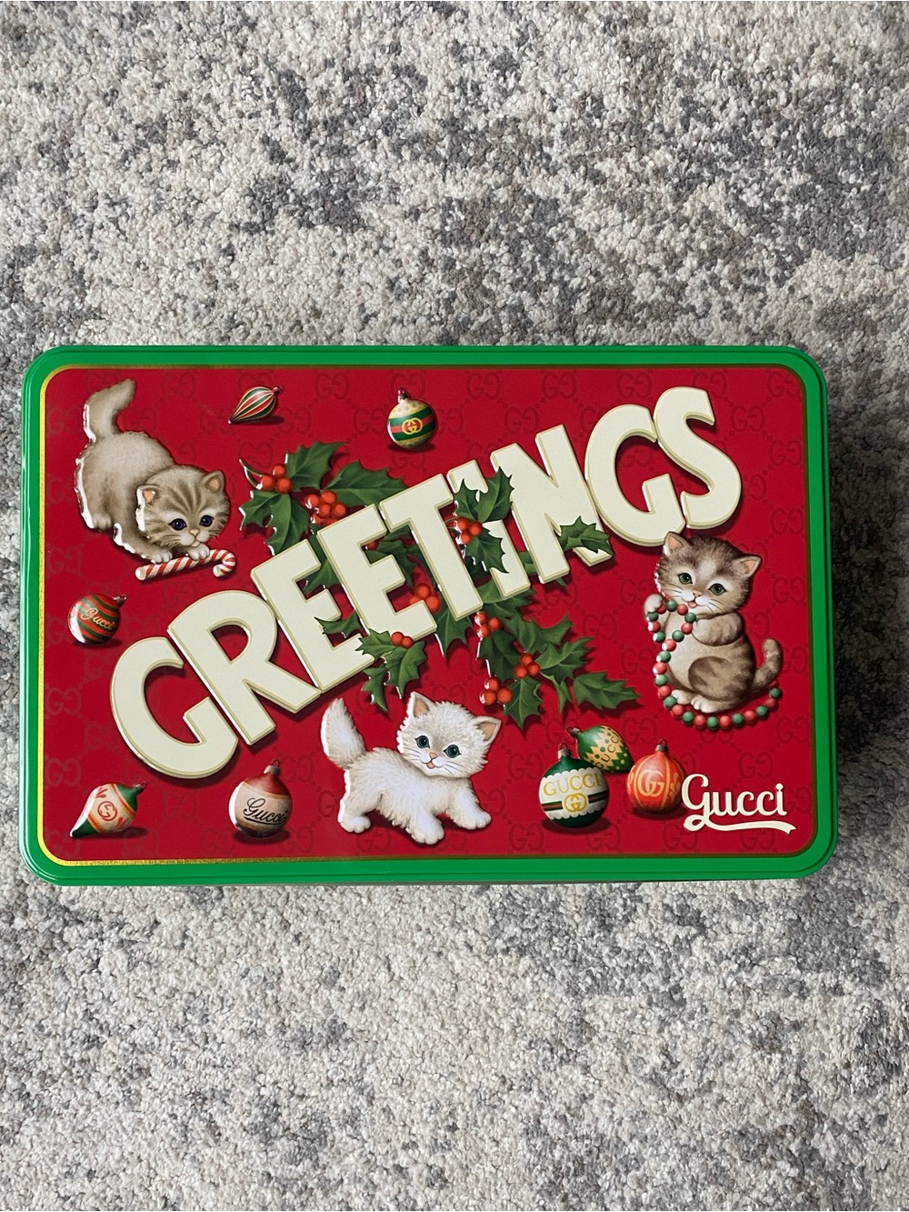 Gucci Greetings Holiday Limited Edition Needlepoint Set